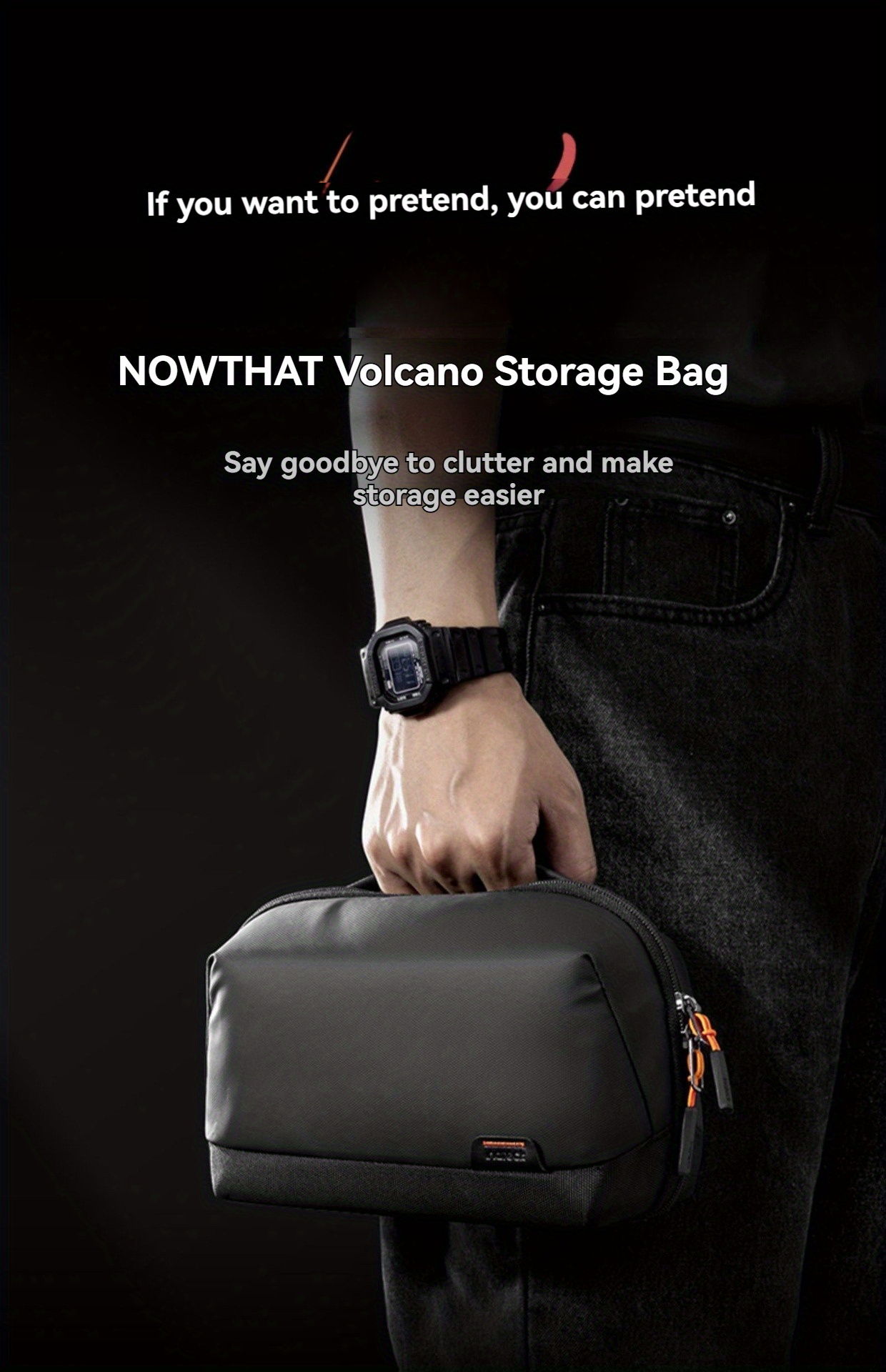 digital storage bag data cable volcano storage bag travel crossbody bag power bank protective bag portable bag suitable for men and women ideal gift for mothers day fathers day halloween thanksgiving christmas new year valentines day Product details 0