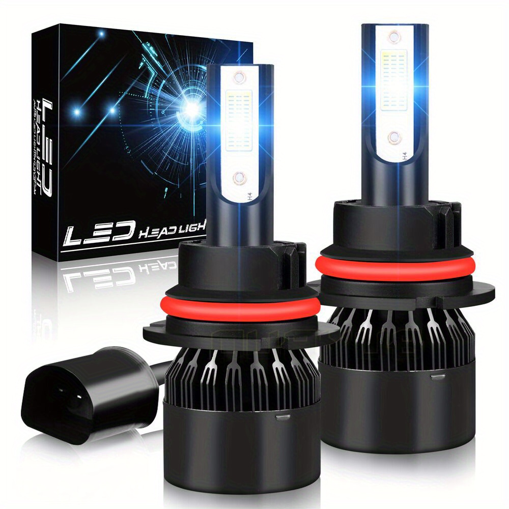 

9007 Led Headlight Bulbs Kit Hi/ Lo 8k For Ford F150 92-2003 1992-1999