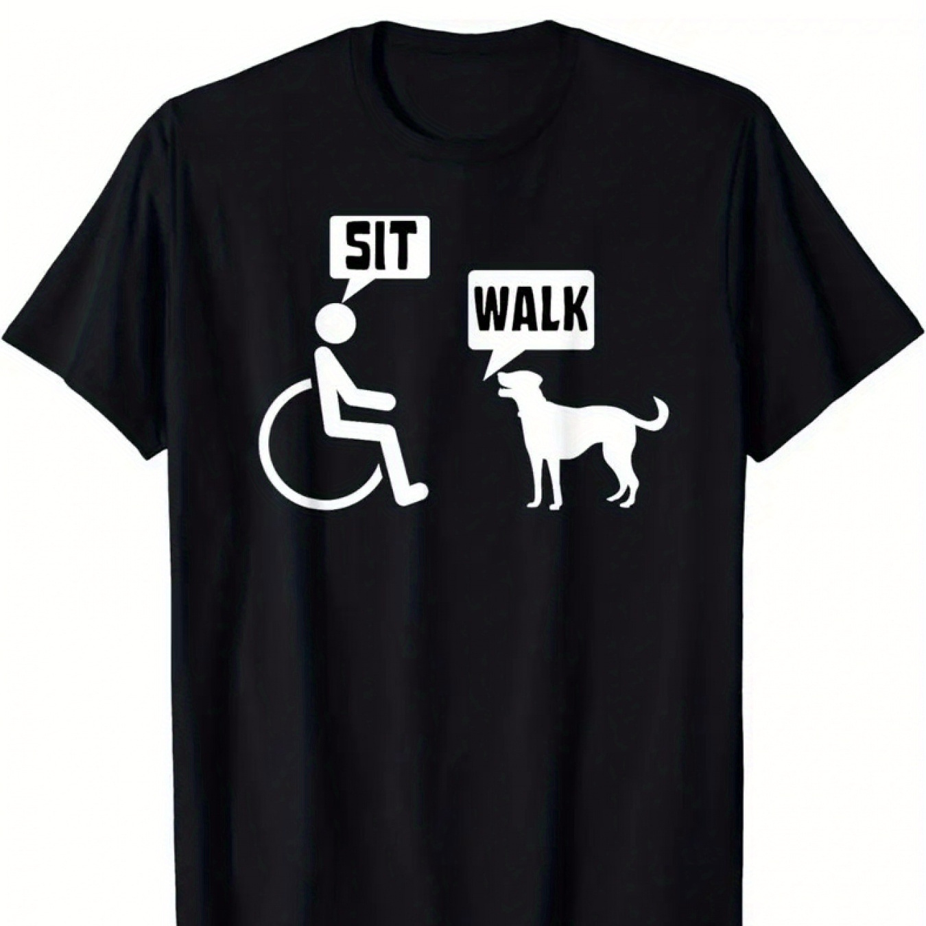 

Outdoor Men's Clothing Quality Materials, Wheelchair Humor Jokes, Disabled Wheelchair T-shirt Graphic T-shirt Men's Clothing Tops Camisas Streetwear