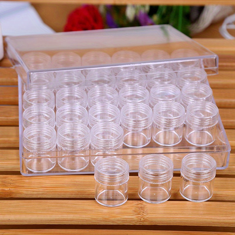 

30pcs/ Set Transparent Storage Box Combination - Nail Accessory Container, Suitable For Beads, Jewelry, Handicrafts