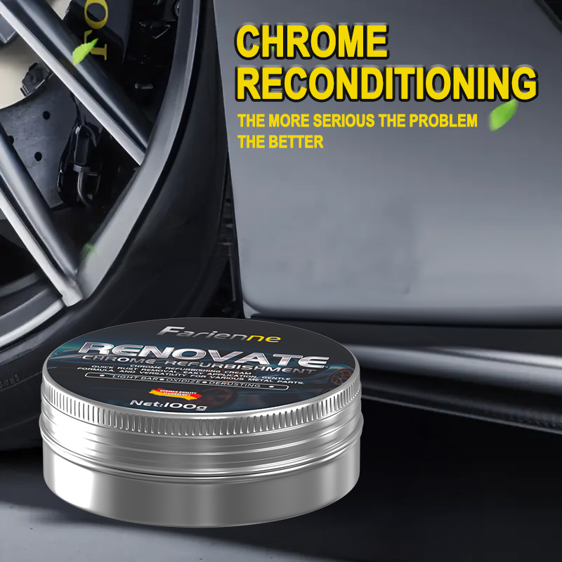 

100g Restoration Wax - Repair & Gloss Enhancer For Vehicle , Metal Polishing For , Wheels & Trim