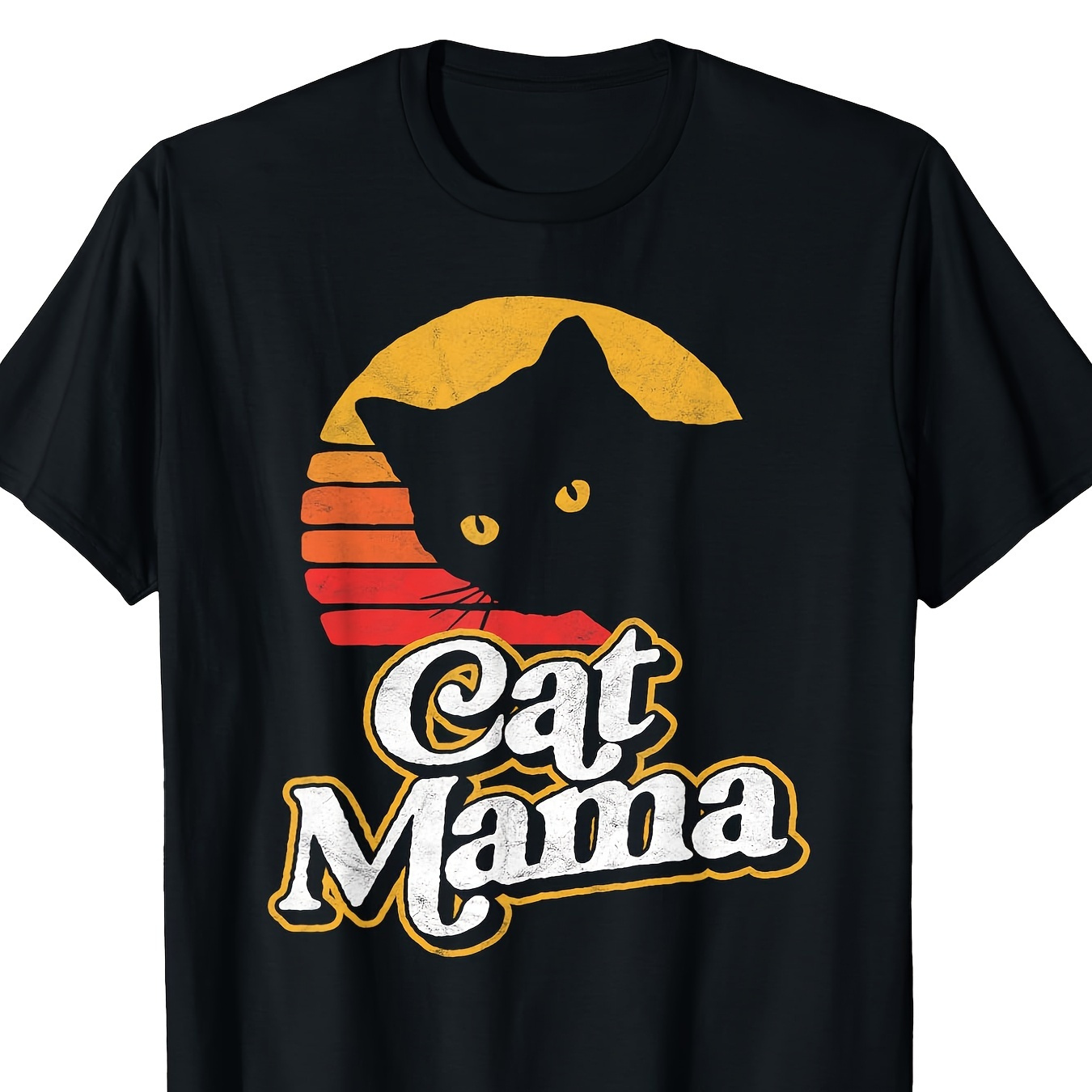 

Mother Cat Retro 80s Style Cat Retro Make Old Men's T-shirt