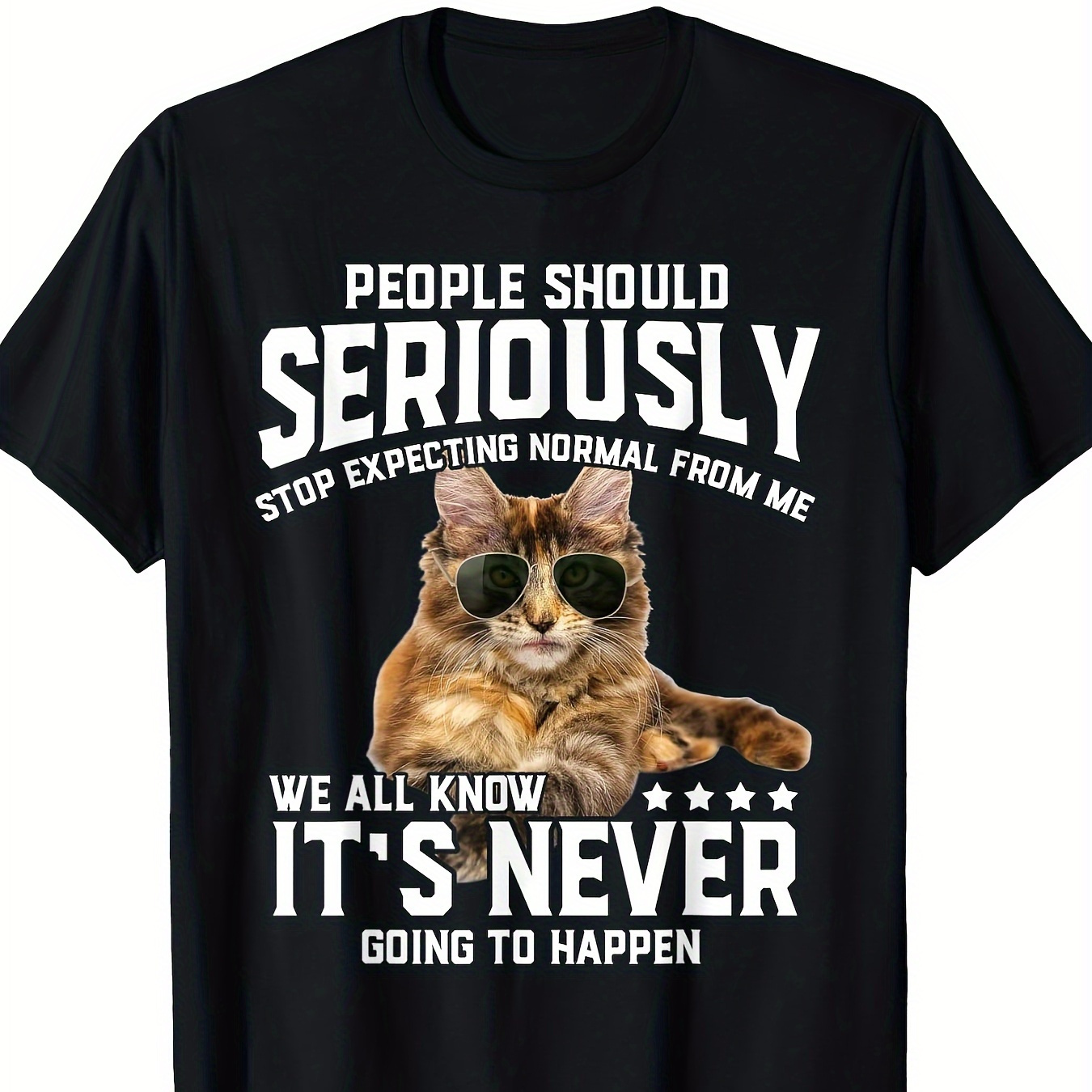 

A Must-have Funny Creative Gift T-shirt For Cat Stars, A T-shirt For Cat Lovers