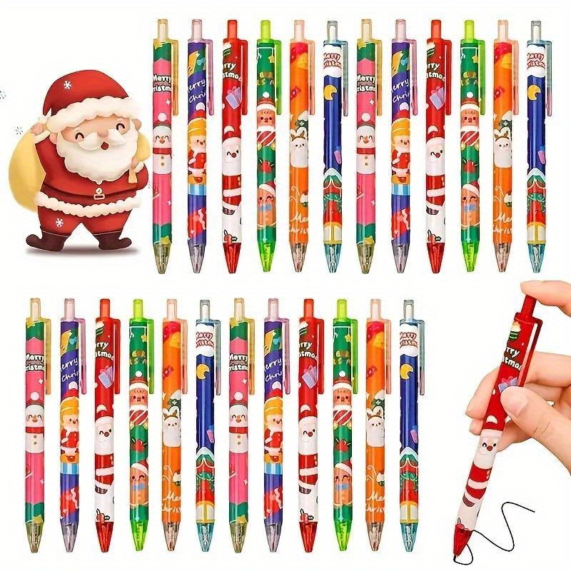 

18pcs Christmas Gel Pen Set - , 0.5mm , For & Exams,