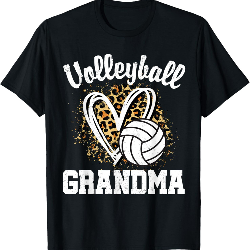

Funny Volleyball Grandma Leopard
