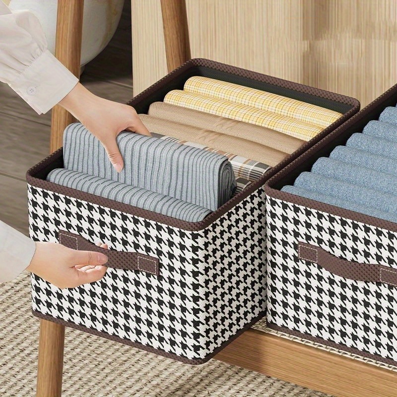 

1pcs Contemporary Storage Bin For Clothing And Organization, Non-waterproof – -bed Closet Organizer Box