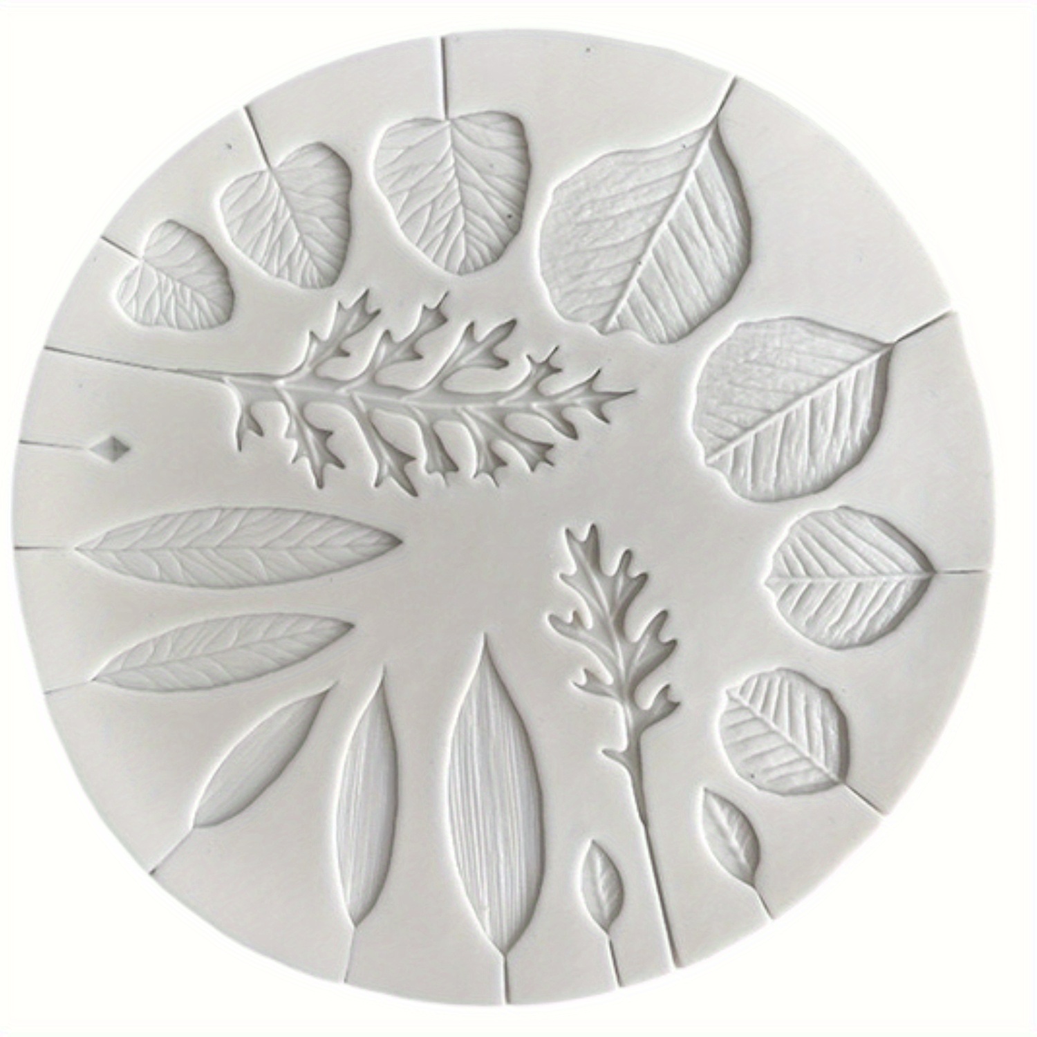 1pc Versatile Leaf-shaped Silicone Mold For Candles,, Clay & Soap Crafting, Epoxy Resin Casting