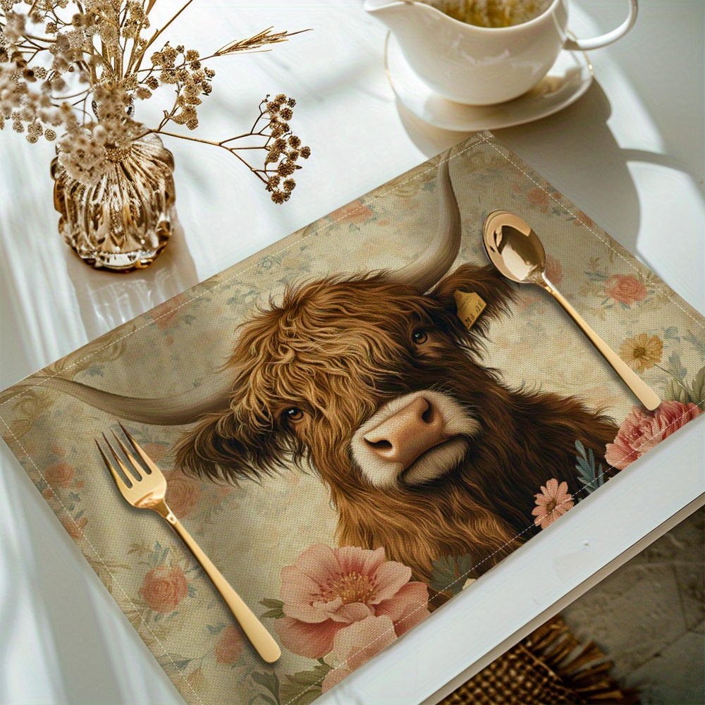 

Placemats Set Of 4 - Polyester Table - , For Dining & - -