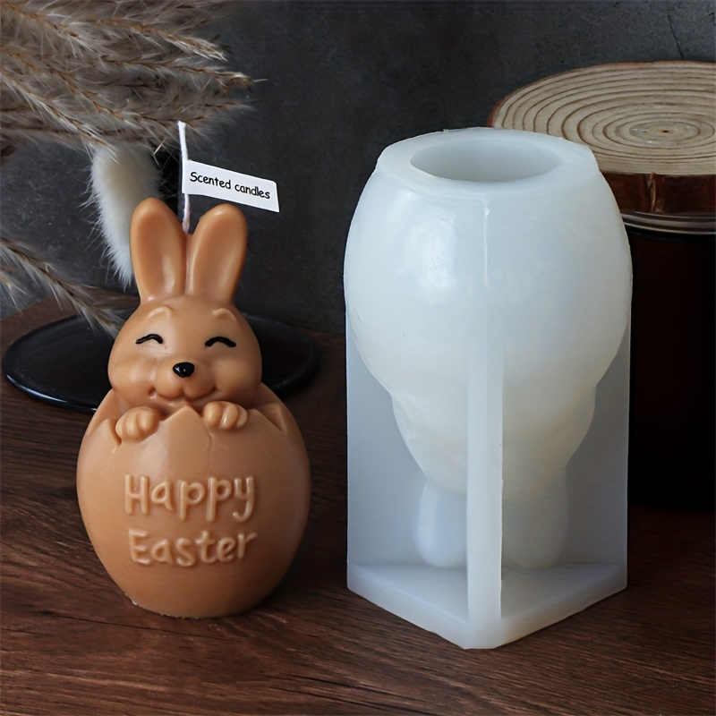 

Easter Bunny 3d Silicone Mold For Diy Soap And Candle Making - Home Decor Craft Tool