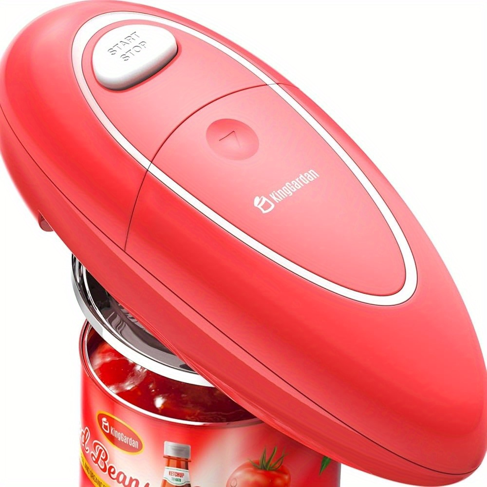 TEMU Electric Can Opener With Function By Hattyroom &ndash; Portable Design For Kitchen And Outdoor, For Safe Use, Great For Seniors And Arthritis Sufferers, Essential Senior Product For Independent Living