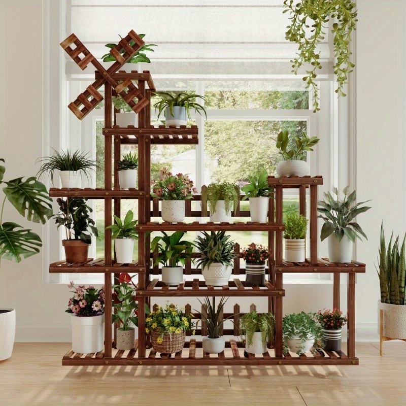 

- Plant Stand, - , Suitable For And Potted Plants, Wooden Display , , For And Organization In , Patios, Lawns, And .