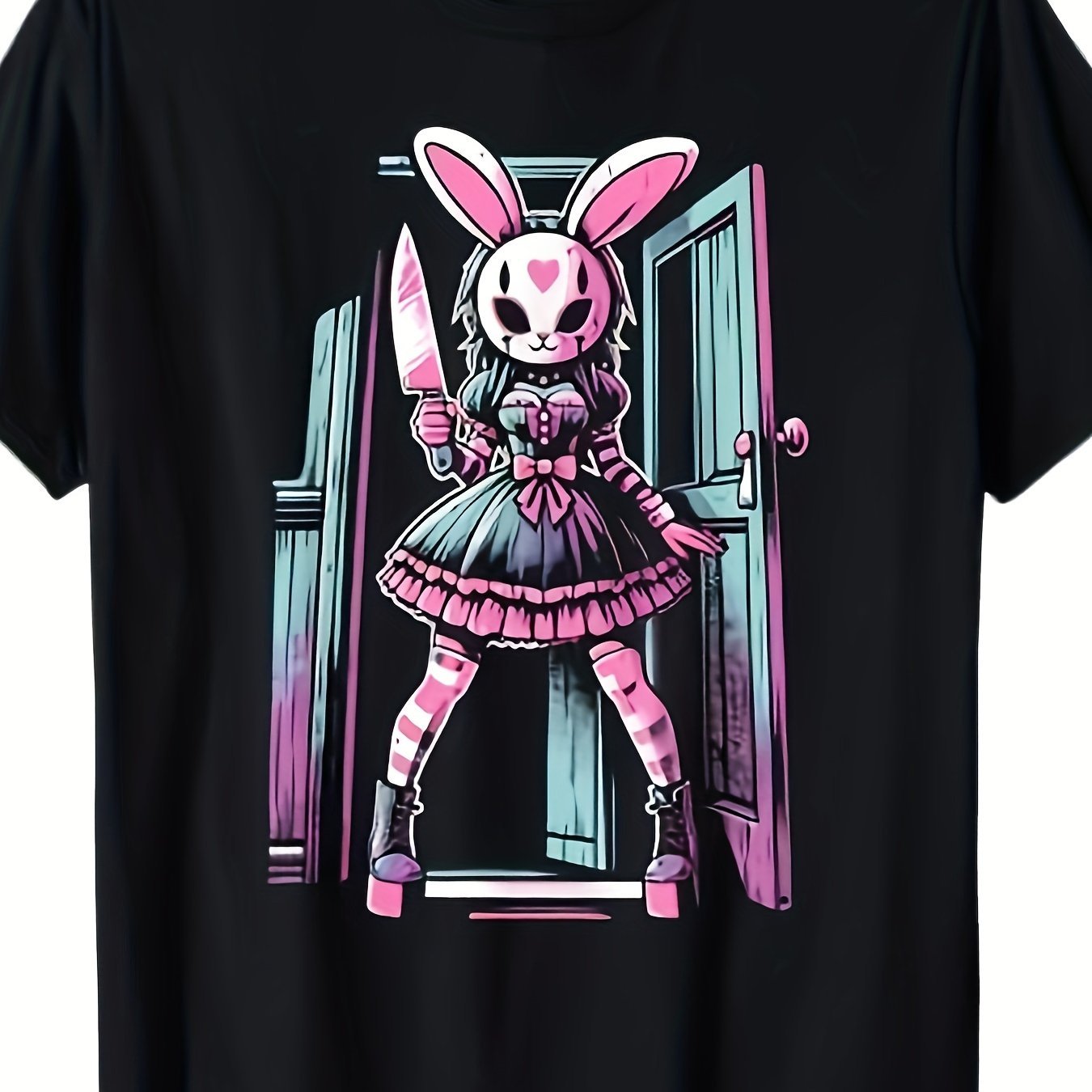 

Goth Bunny T-shirt In Pastel