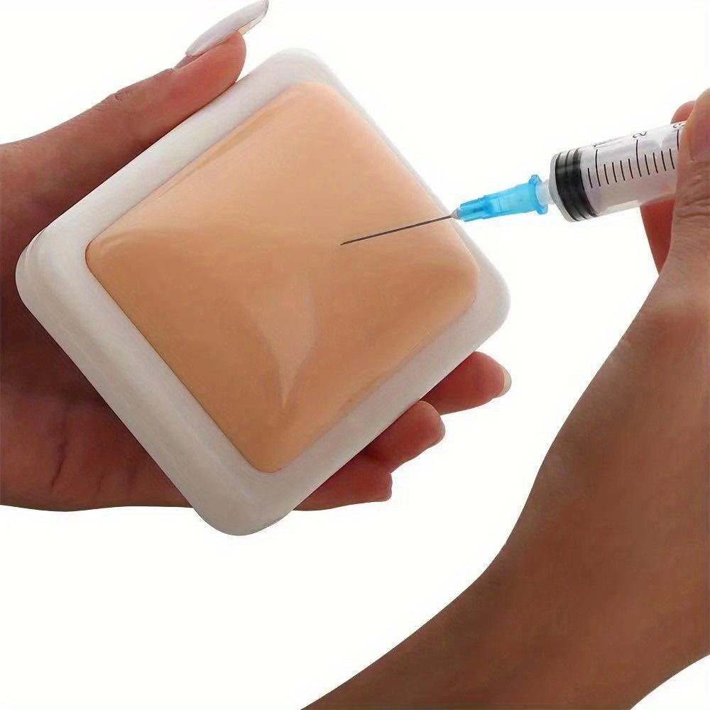 

Realistic Silicone Injection Training Pad For Nurses - Wearable, Lifelike Muscle & Skin For