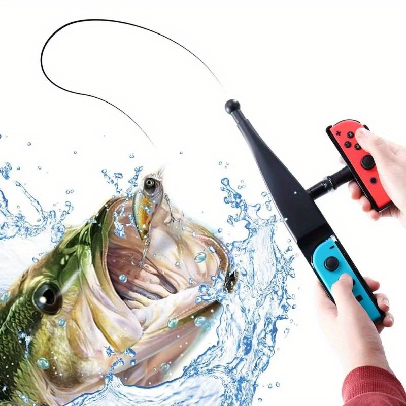 

Nintendo Switch Fishing Rod Accessory, Abs Body, Motion Sensing Controller Attachment For Gaming