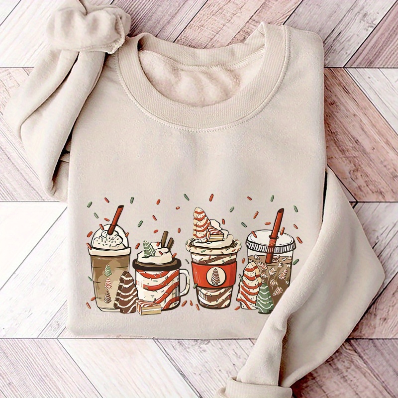 

Sweatshirt, Crew Neck Casual Sweatshirt For Winter & Fall, Women's Clothingg