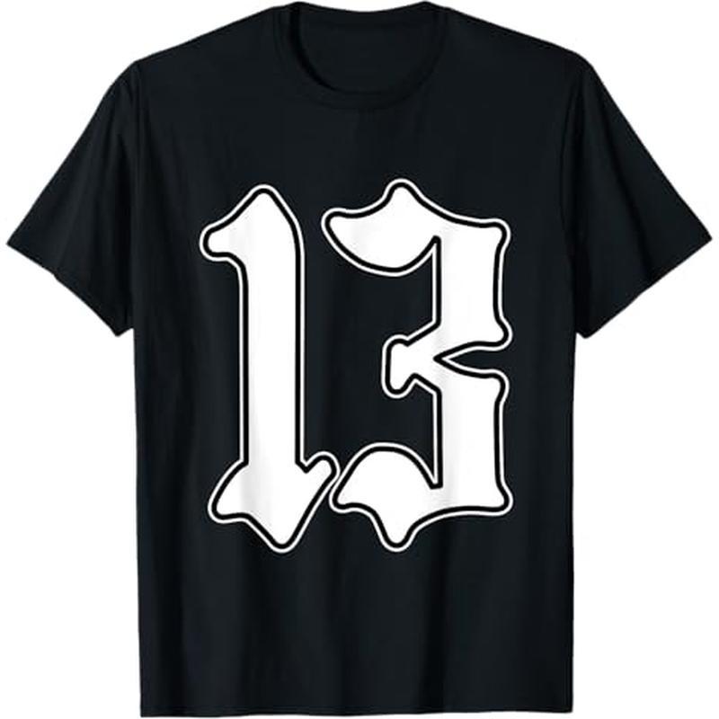 

#13 13 Fan Team Cholo -shirt, 100% Cotton, Gift For Men Women Dad Mom Friends, S-xxxl, Black