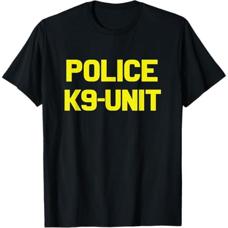 

Police K-9 Dog Canine Police K-9 T-shirt, 100% Cotton, Gift For Men Women Dad Mom Friends, S-xxxl, Black