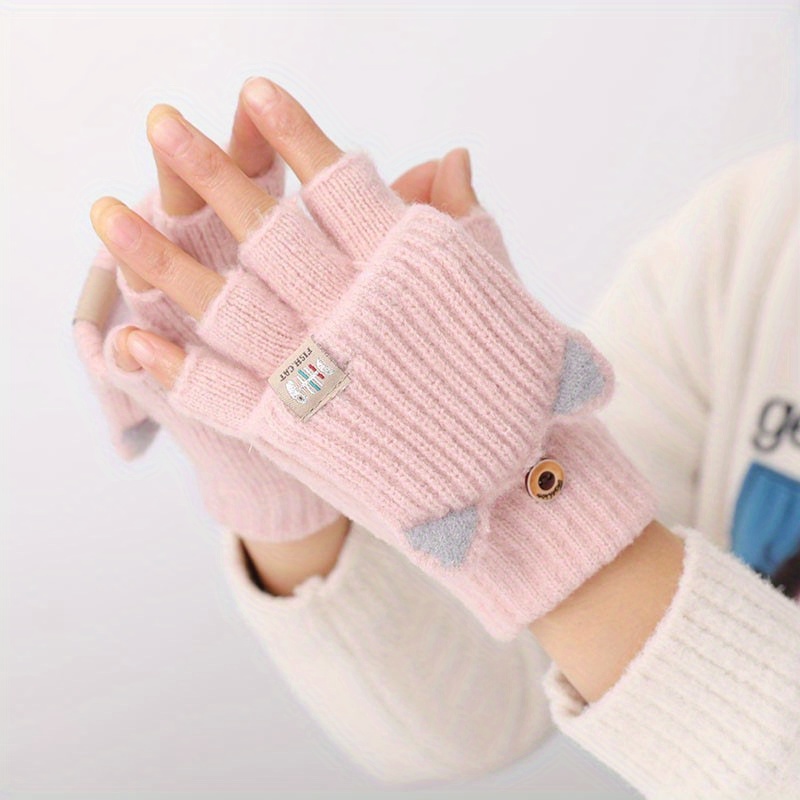 

Fingerless Gloves For Knitted Half Touch