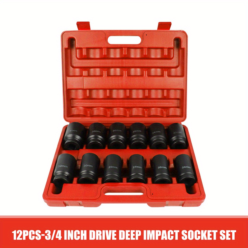 Laser 1717 Deep Impact Steckschlüssel, 1/2 Zoll Antrieb, 24 Mm, 78 Mm Tief