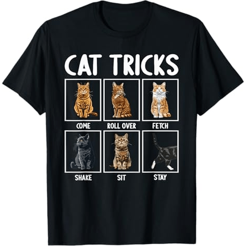 

Cats Funny Cat Tricks Themed T-shirt. Suitable As A Gift For Cat Lovers. 100% Cotton . S-xxxl.