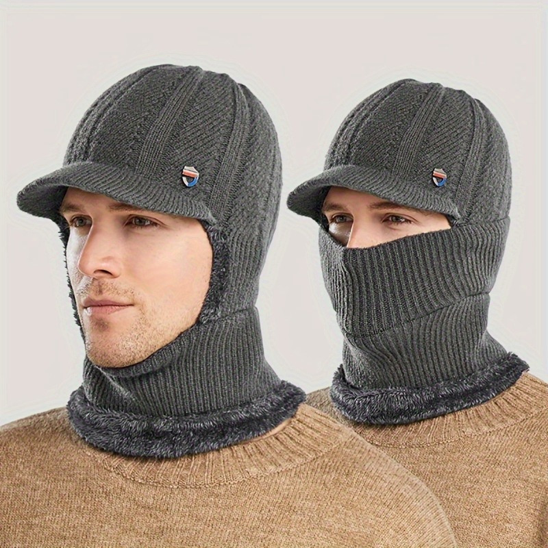 

- Gaiter & Knitted Hat - -, One- For And - ,