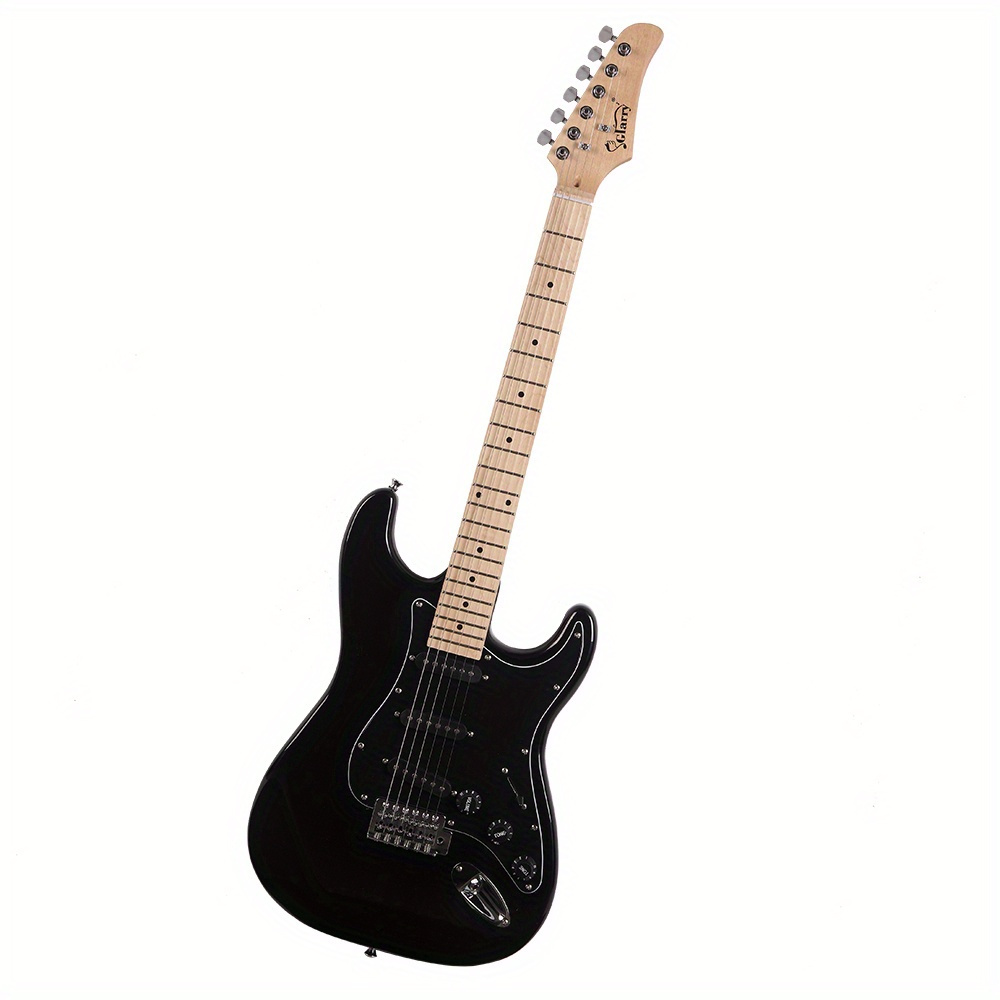 

Gst Stylish Electric Guitar Kit With Black Pickguard Black