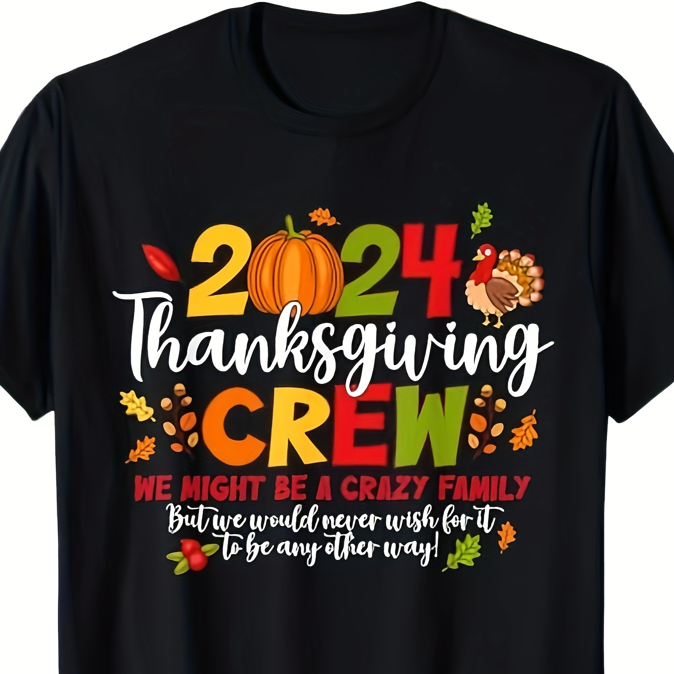 

2024 Family Matching Fall Men's T-shirt