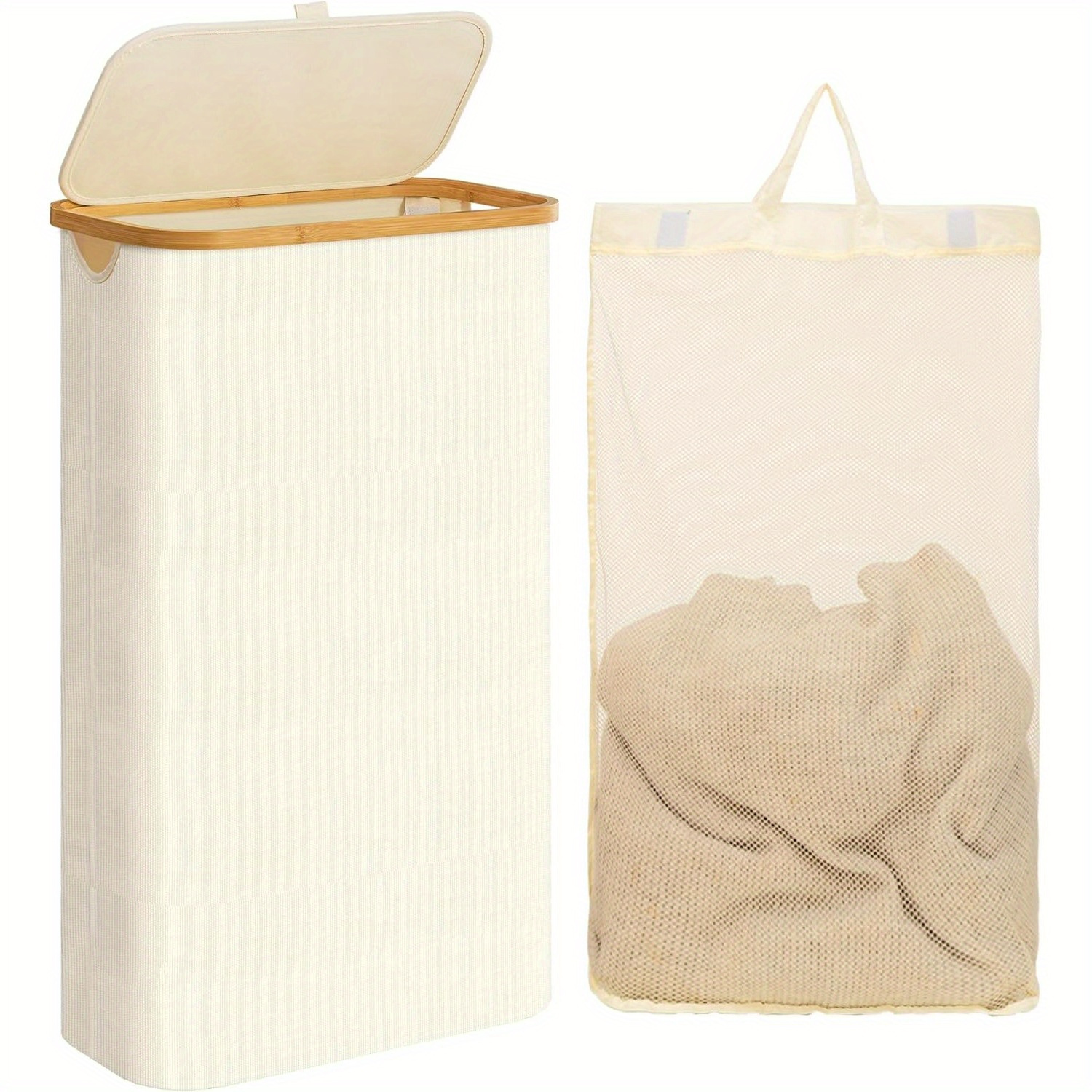 

Lid, Narrow Removable Bag & , Clothes For Bathroom, &