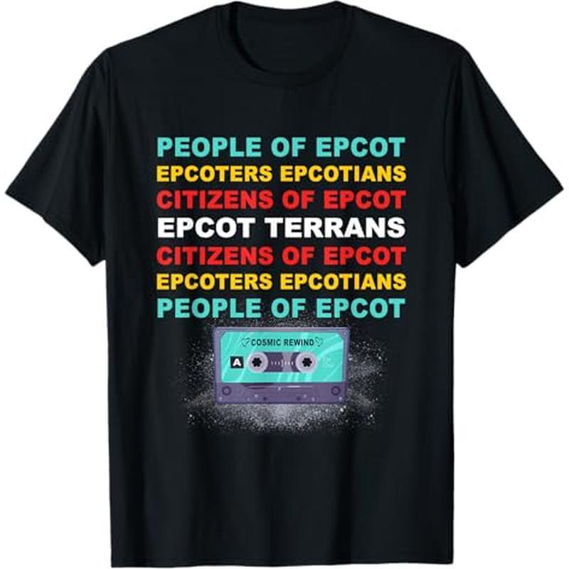 

People Of Epcoters Epcotians Citizens Of T-shirt, 100% Cotton, Gift For Men Women Dad Mom Friends, S-xxxl, Black