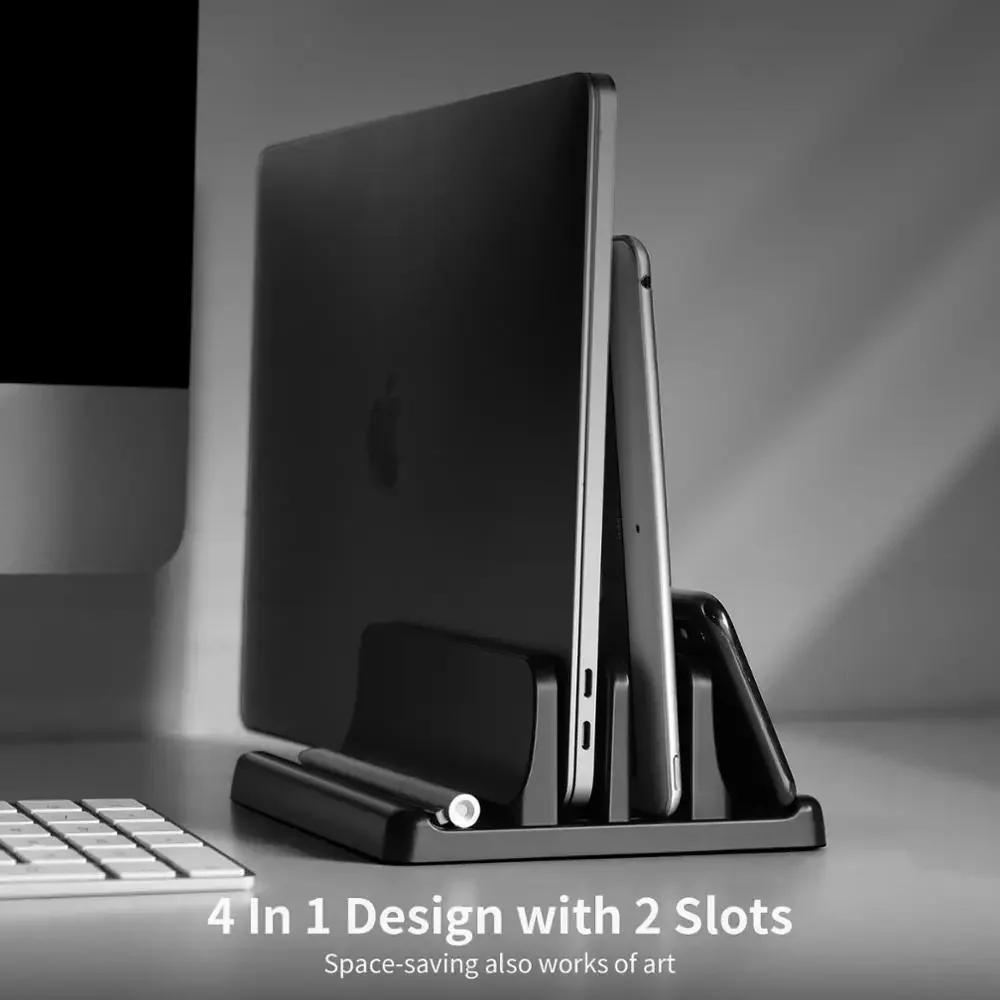 Aluminium-Tischhalterung Für Mac Mini M4/M4 Pro (2024) – Verbesserte Kühlung, Schlankes Design, Silber