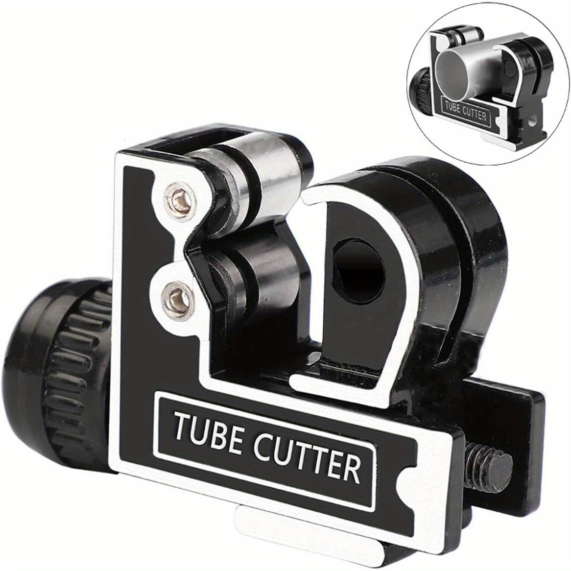 E-shop Kompakter für Kupfer-, Messing- und Aluminiumrohre - Edelstahlklinge, Schneidbereich von 1/8 bis 1-1/8 Zoll (3-28mm), Robuster