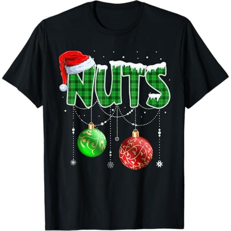 

Chest Nuts Funny Matching Couple T-shirt, 100% Cotton, Gift For Men Women Dad Mom Friends, S-xxxl, Black