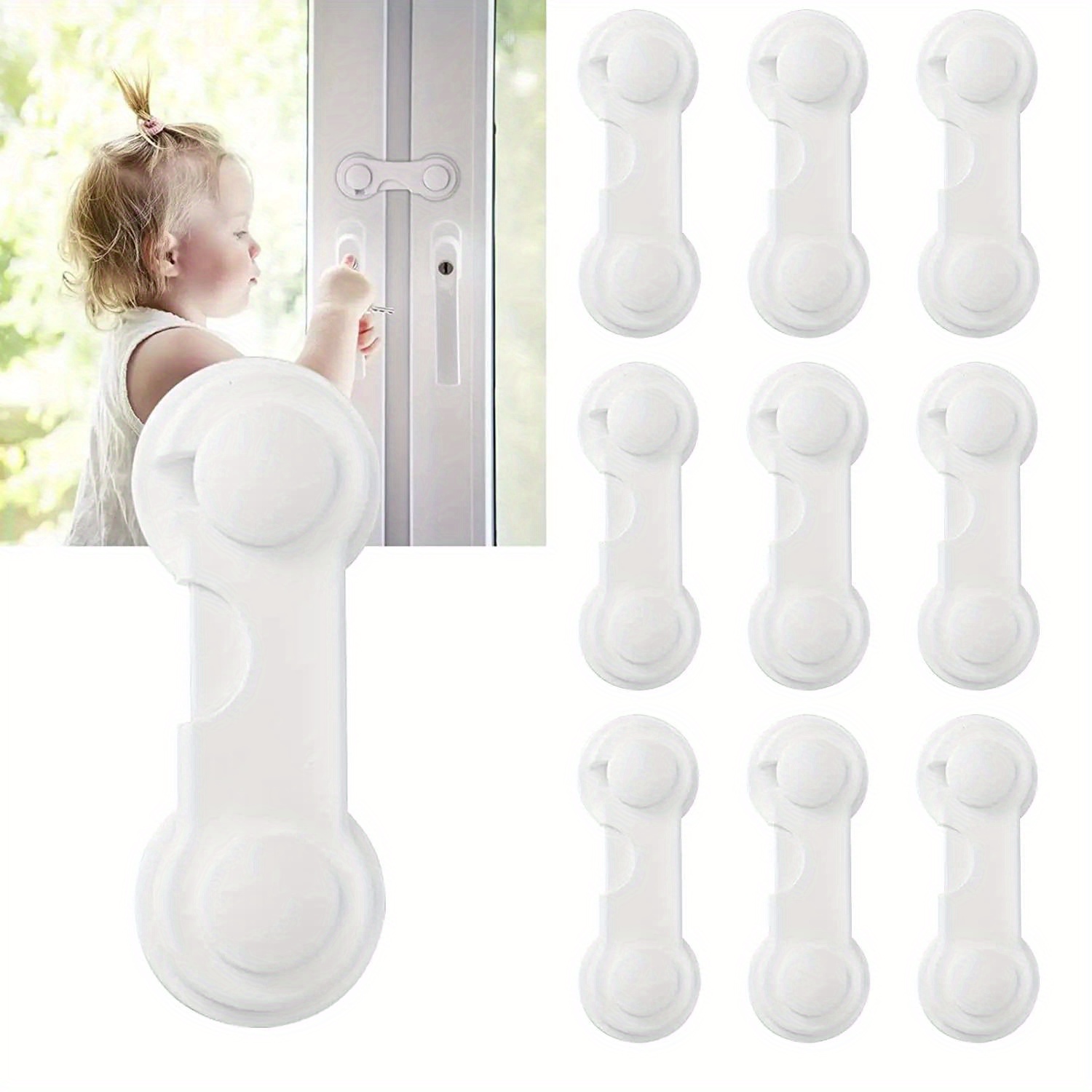 2/4pcs Youngsters Security Protector Care Multi-function Youngsters Safety Lock Cupboard Cabinet Door Drawer Safety Locks details 2