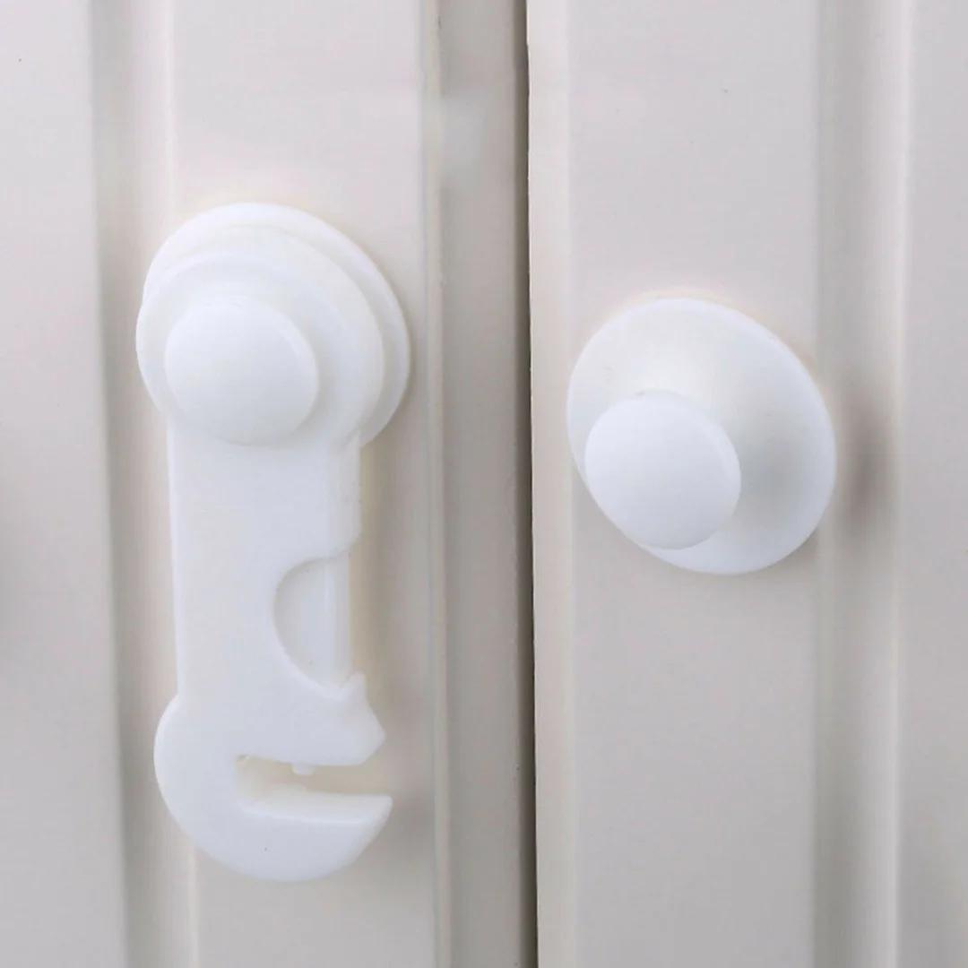 2/4pcs Youngsters Security Protector Care Multi-function Youngsters Safety Lock Cupboard Cabinet Door Drawer Safety Locks details 5