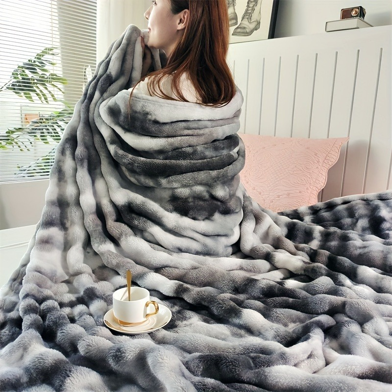 

1pcs New Rabbit Blanket - , And , Suitable For , Air Conditioning , , Camping, Sofa -