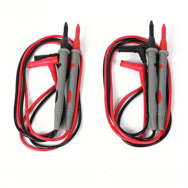 

1pc Multimeter Test Leads, 10ft Coaxial Cables, Probe Wires, Silicone Material, For Digital Multimeters, Electrical Testing, Measurement Tools