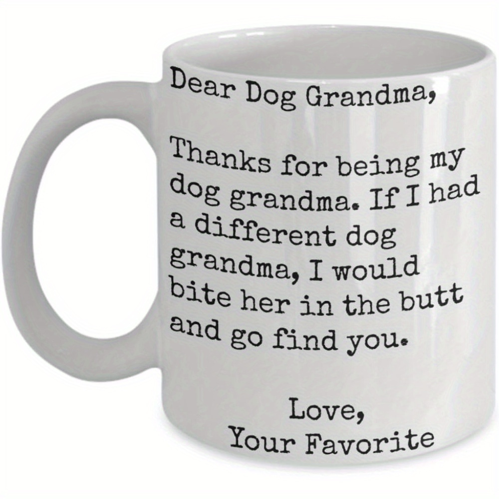 

Dog Grandma Coffee Mug Gift For Women Puppy-lovers Of Fur-