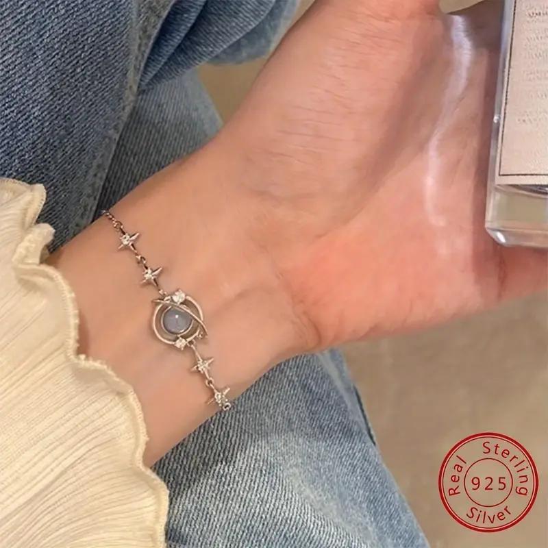 

925 Sterling Zirconia Bracelet- Elegant -the Perfect Stylish Valentine's Day Gift For Her