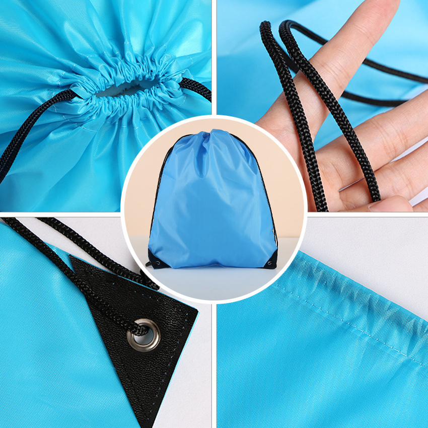 

Versatile Drawstring Backpack - & Lightweight, Gym, Travel, - In Purple, Blue, Black - Fabric, Ideal For Sports & Fitness Enthusiasts