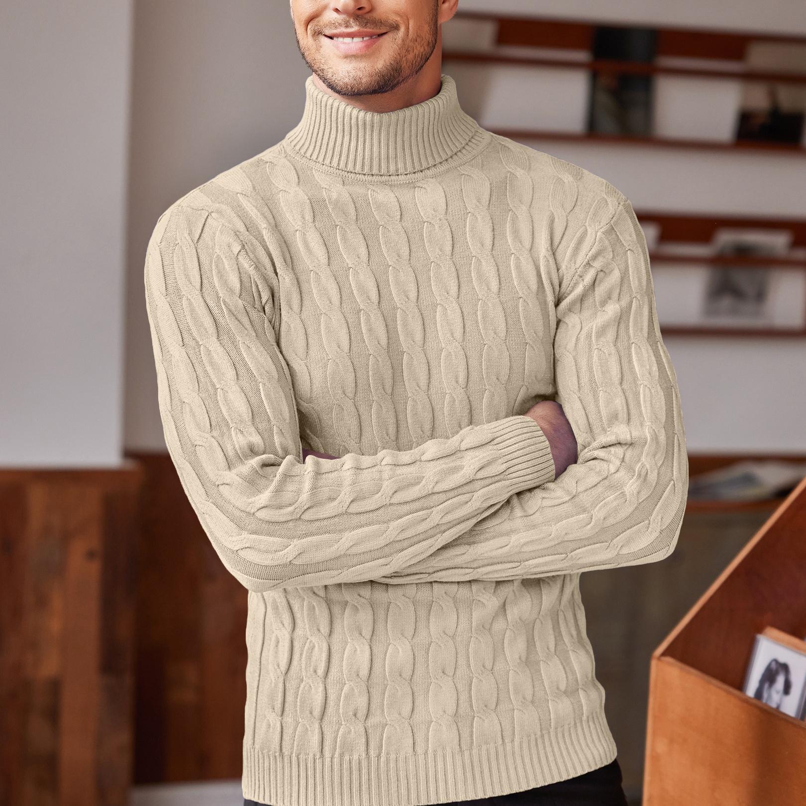 

Fit Turtleneck Twisted Knitted For And