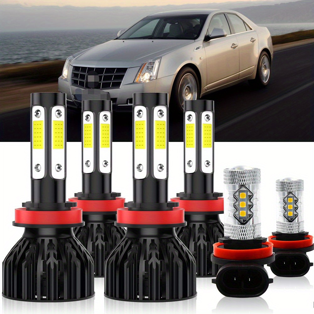 

Canbus H9 H11 H11 Led Headlight + Fog Light Bulbs 6500k For Altima 2007 2008 2009 2010 2011 2012 2013 2014 2015 2016 2017 2018 Qty6, With Cooling Fan,