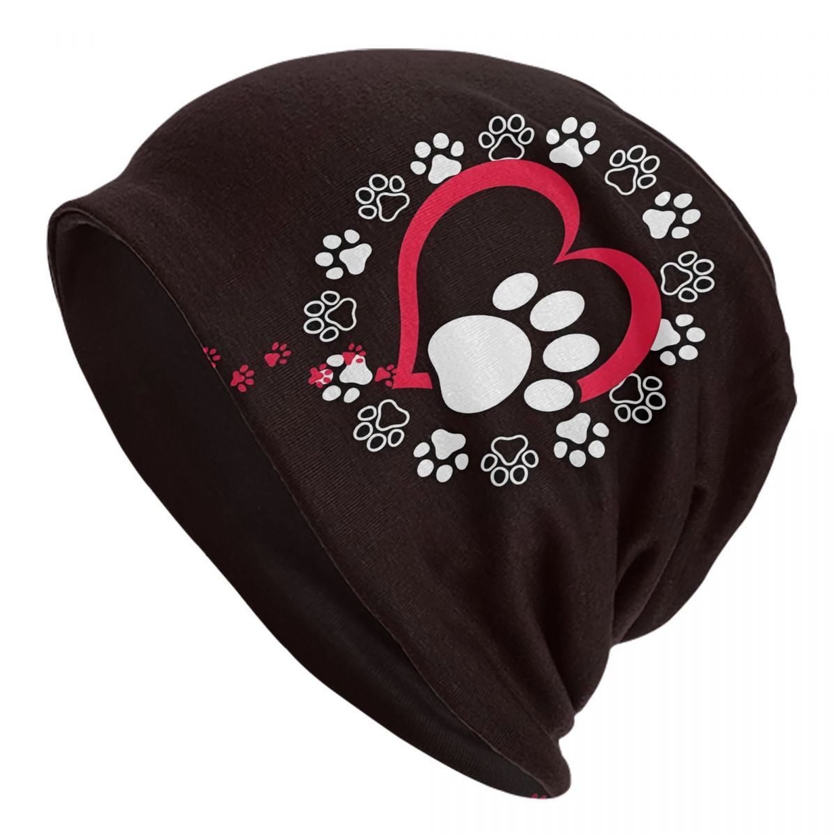 E-shop Paws Unisex Bonnet dünne doppellagige Outdoor-Mützen für Herren Damen