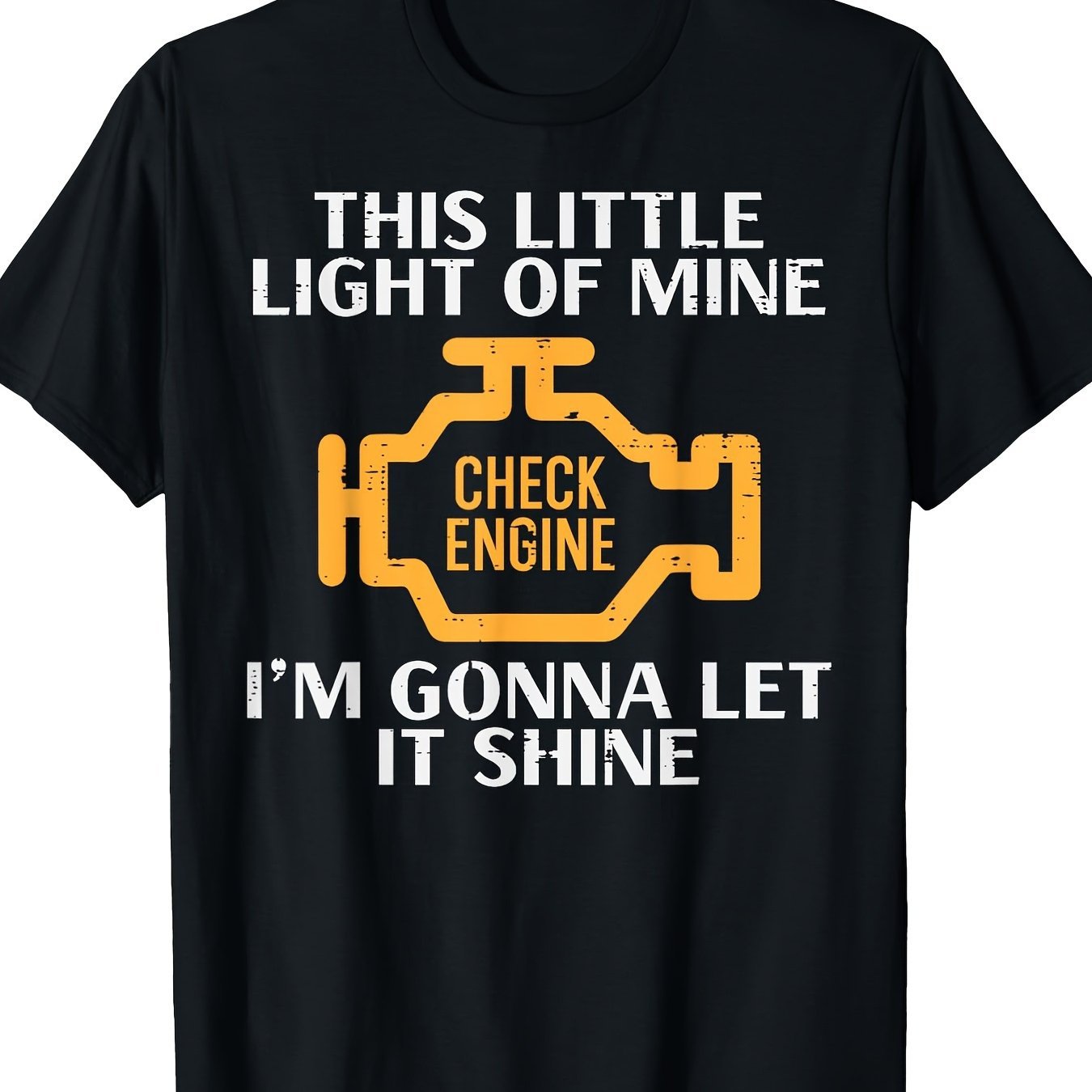 

Light Shining Fun Car Men's T-shirt
