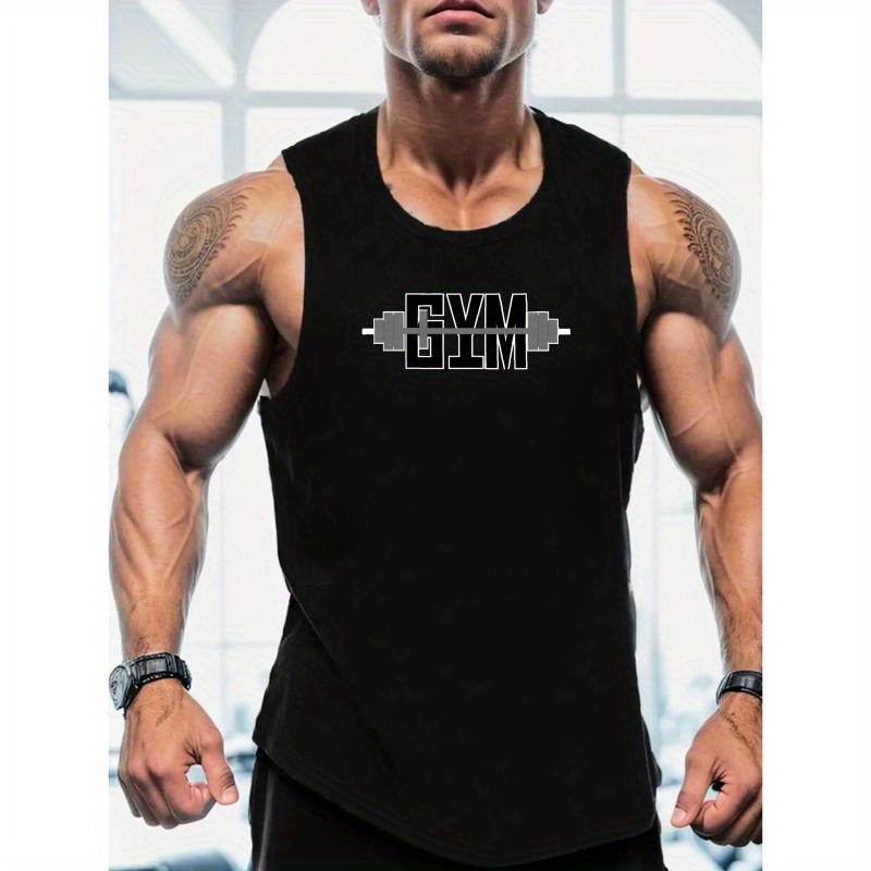 

Men's Athletic Tank Top - Quick-dry, Moisture-wicking Polyester With For Gym & Summer Workouts