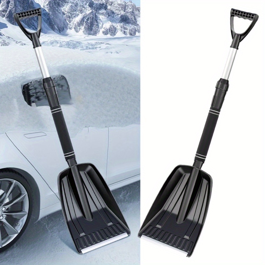 

1pc Shovel For Car, Retractable Pvc Ice , Removal Tool For Auto & Suv, Frost Telescopic