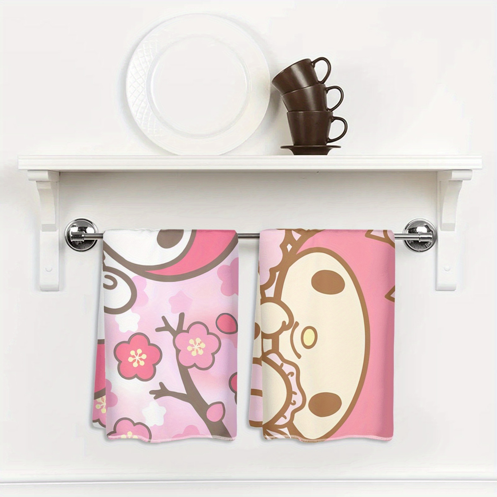 

2pcs Towel Set - , Polyester & Bathroom Towels, 18x26 ,