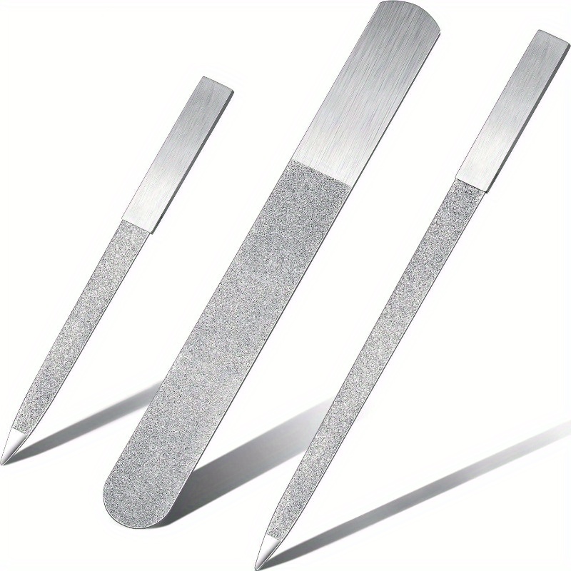 

3pcs Diamond File Set Steel Double File Metal File Files Boards For And Women Men