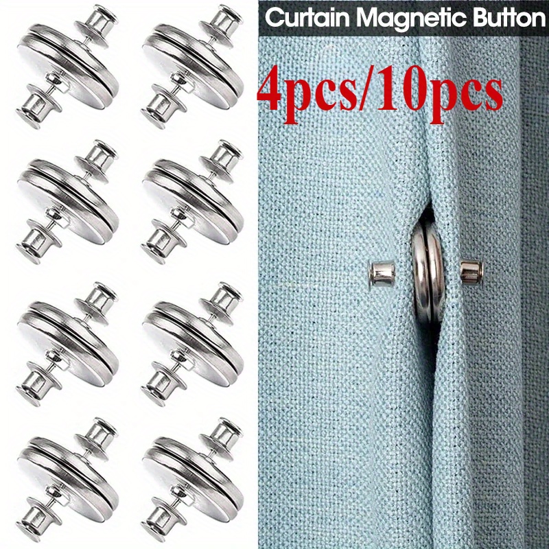 10 Paar Magnetische Vorhangclips - Unsichtbarer Lichtschutz Für Dunkle Räume
