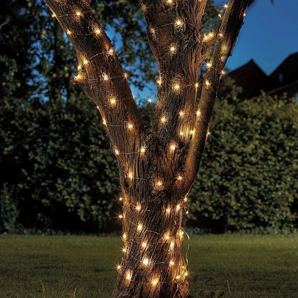 Luces Solares Impermeables de   - 8  , Luces de Cuerda de Alambre de Cobre para Navidad  , Jardín, Patio, Árbol, Fiesta, Decoraciones de Boda, Mejor para Navidad 4