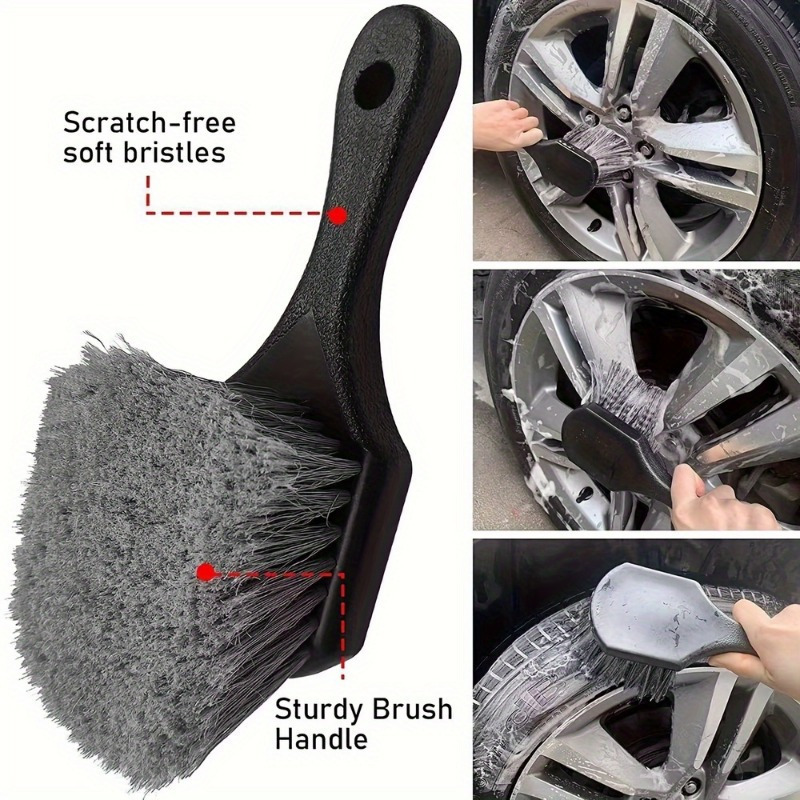 

1pc Car Plastic - -free Tire Cleaning Tool For